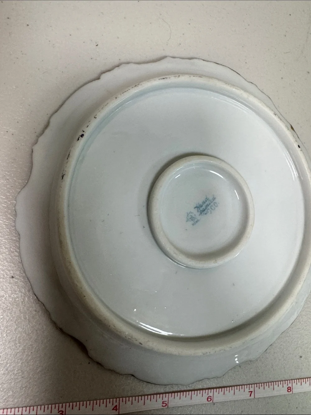 Antique Nippon hand painted Blackberry Porcelain Teapot Stand